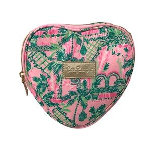 Lilly Pulitzer GWP Heart Case Heart Case Mandevilla Baby Pink “Always Worth it”